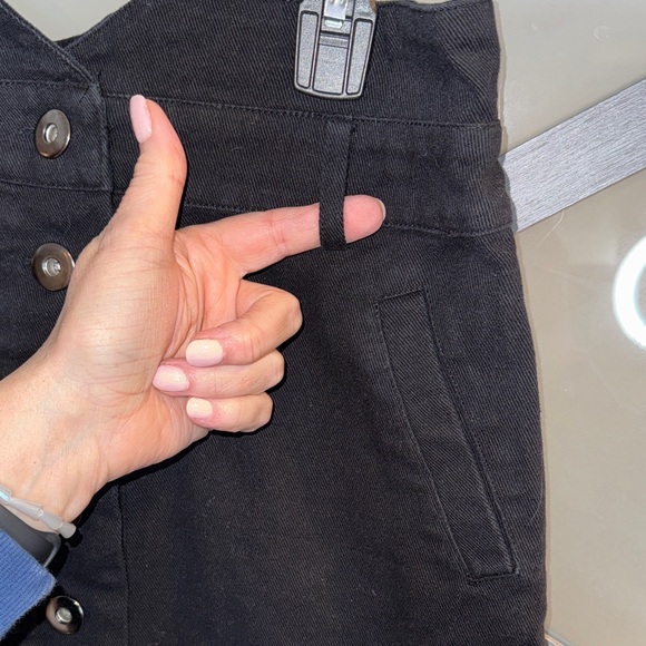 Miami Black Button-Up Mini Skirt - Picture 4 of 8